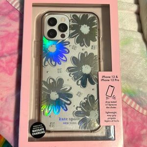 Kate Spade iPhone 12/12 pro Iridescent Flower case